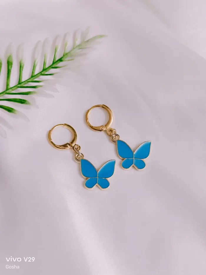 Butterfly Ear Rings - Image 5